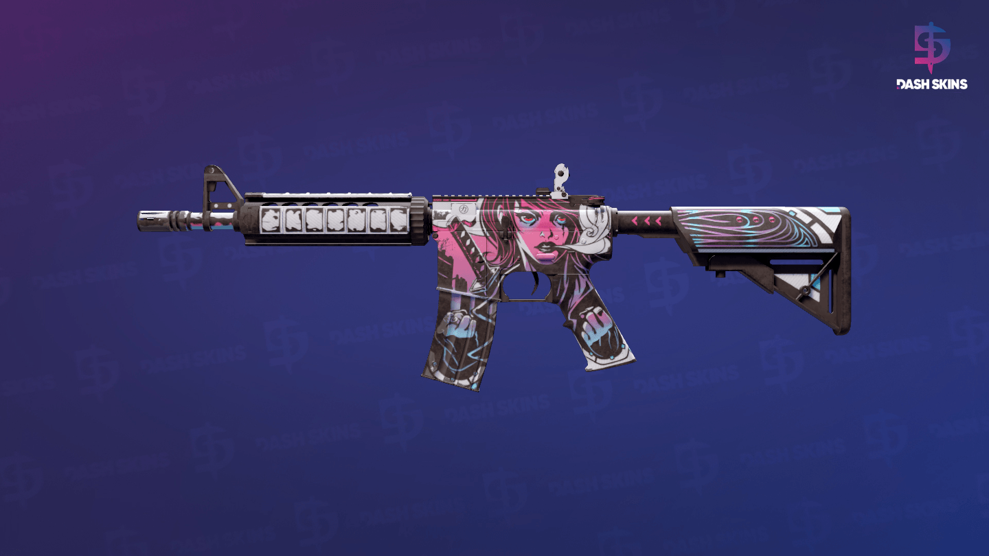 M4A4 | Neo-Noir (Minimal Wear) Screenshot Playside