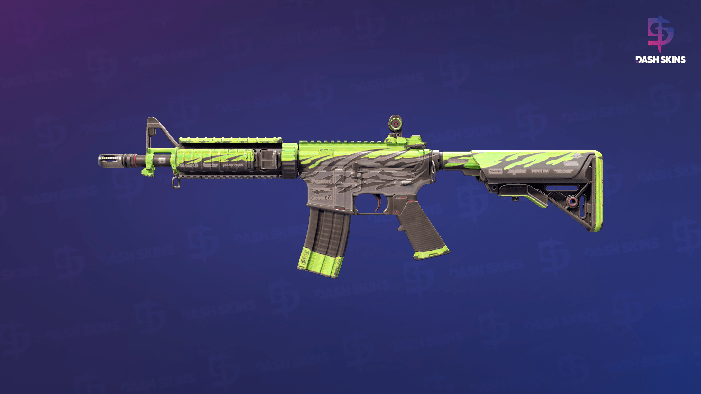 M4A4 | Full Throttle (Well-Worn) Screenshot Playside