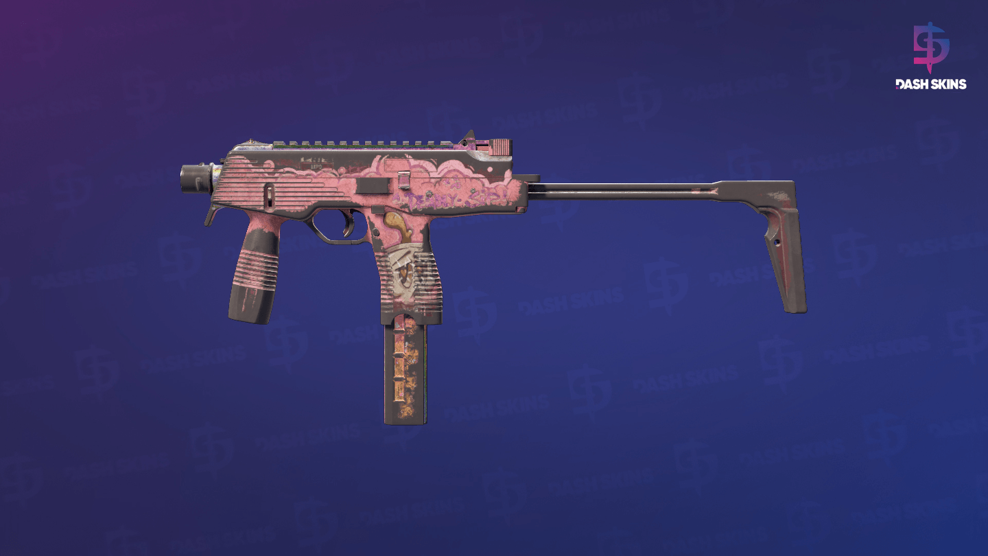 MP9 | Latte Rush (Battle-Scarred) Screenshot Playside