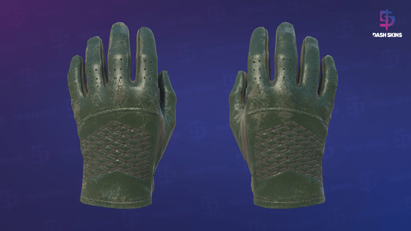 ★ Driver Gloves | Racing Green (Well-Worn) Screenshot Playside