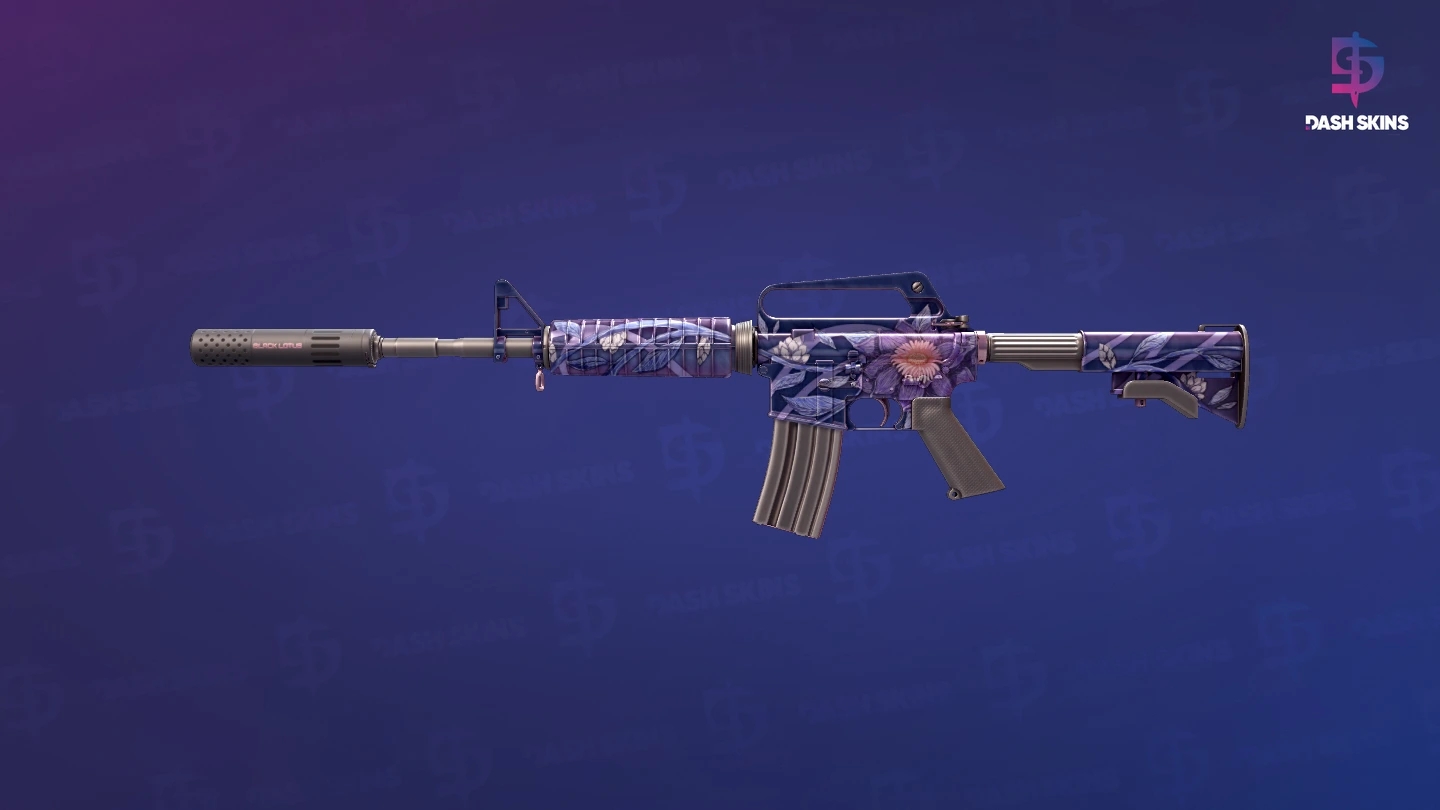 M4A1-S | Black Lotus (Minimal Wear) Screenshot Playside