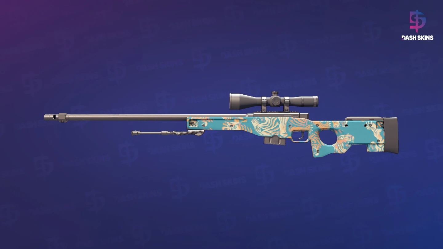 AWP | Silk Tiger (Factory New) Screenshot Playside