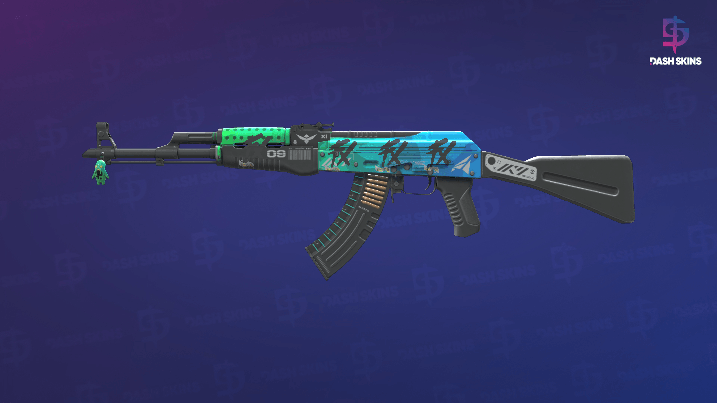 AK-47 | Ice Coaled (Factory New) Screenshot Playside