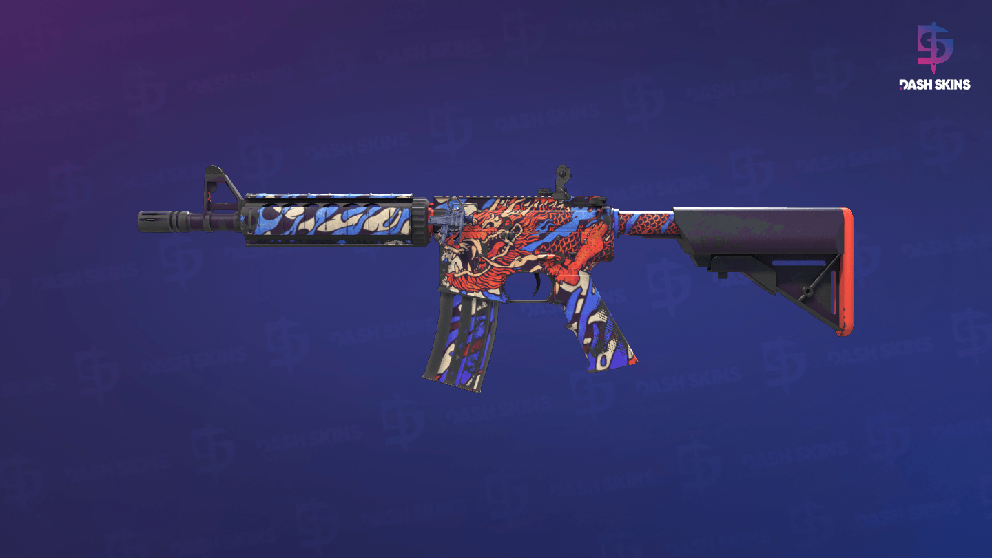 M4A4 | 龍王 (Dragon King) (Field-Tested) Screenshot Playside