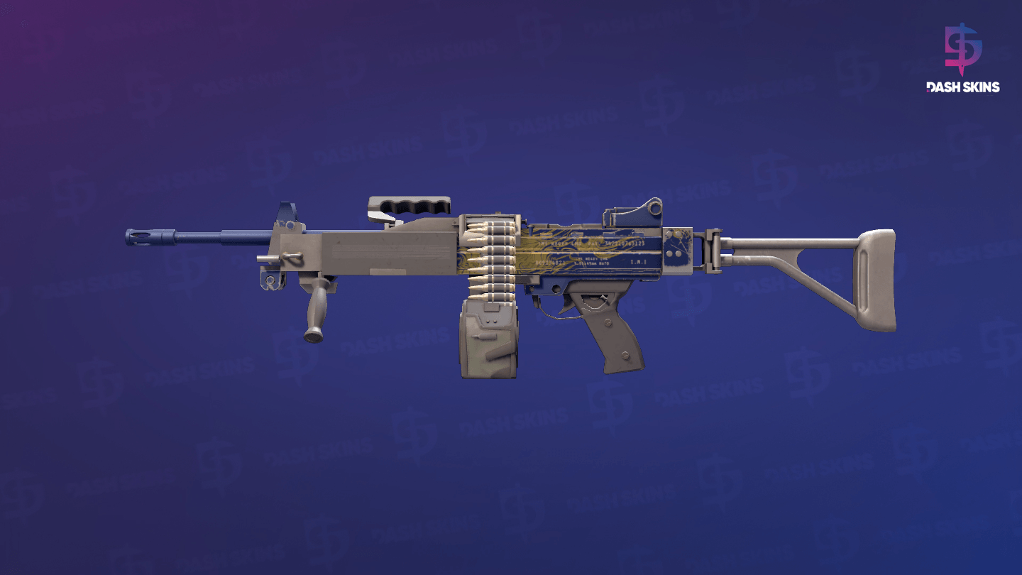 Negev | Man-o'-war (Minimal Wear) Screenshot Playside