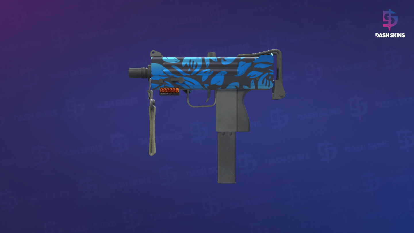 StatTrak™ MAC-10 | Oceanic (Minimal Wear) Screenshot Playside
