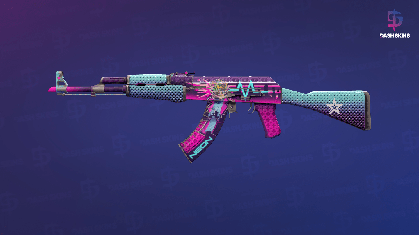 AK-47 | Neon Rider (Field-Tested) Screenshot Playside