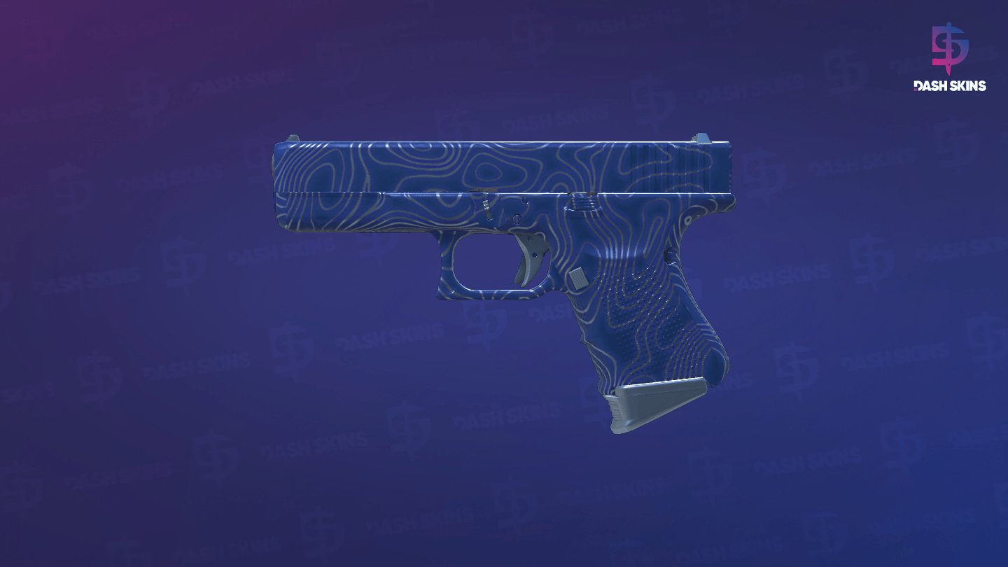 Glock-18 | Ocean Topo (Factory New) Screenshot Playside