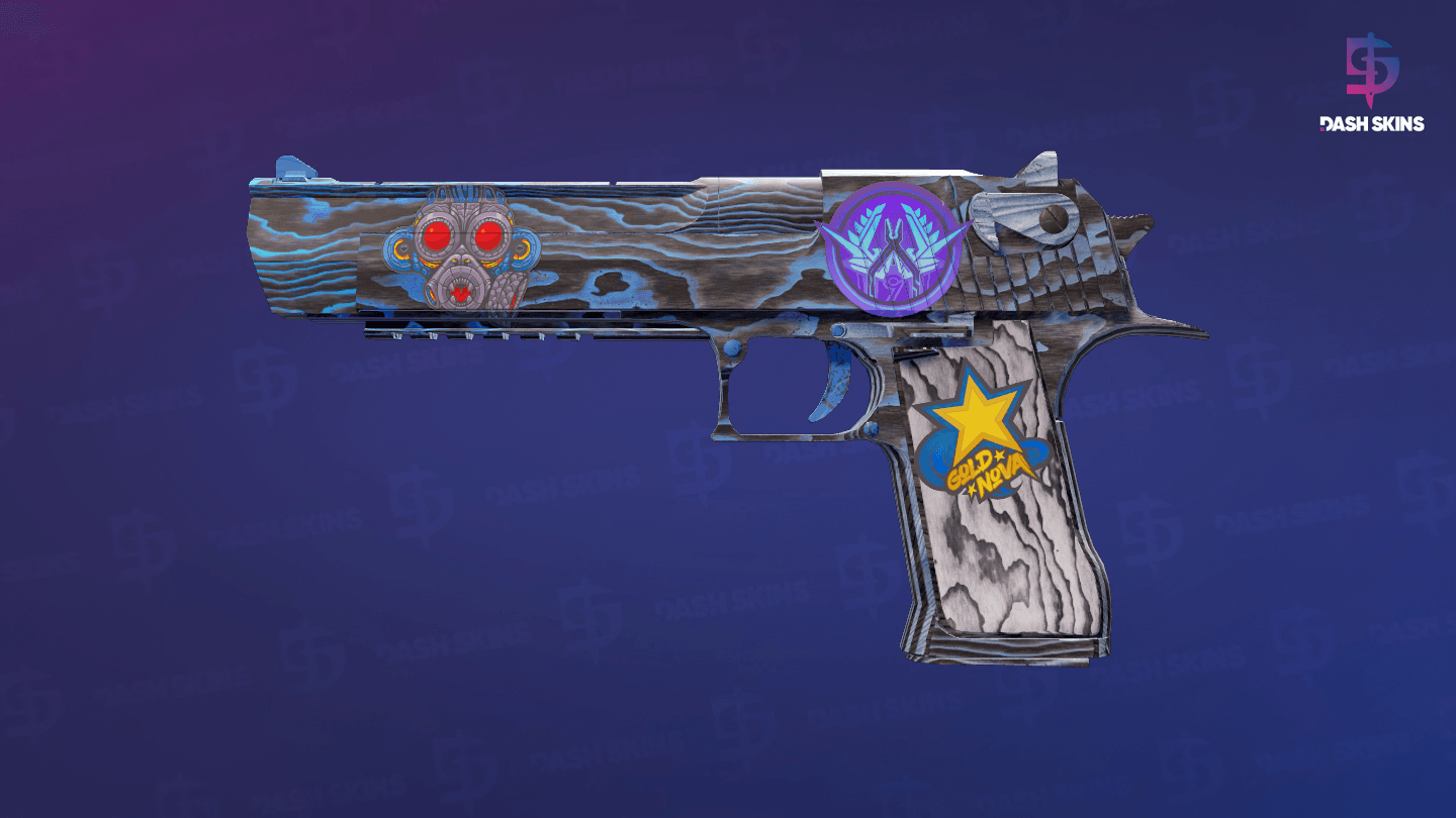 Desert Eagle | Blue Ply (Minimal Wear) Screenshot Playside