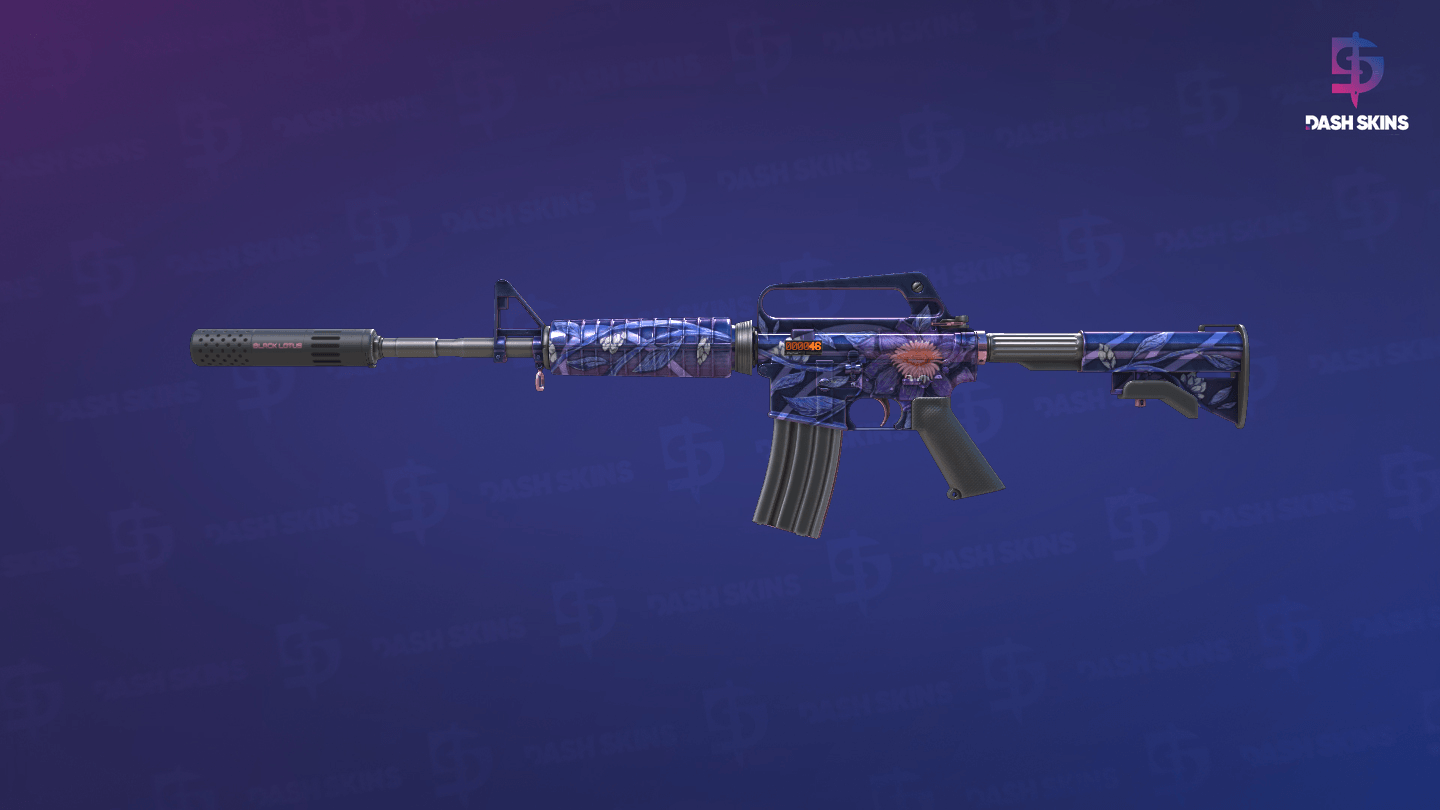 StatTrak™ M4A1-S | Black Lotus (Minimal Wear) Screenshot Playside
