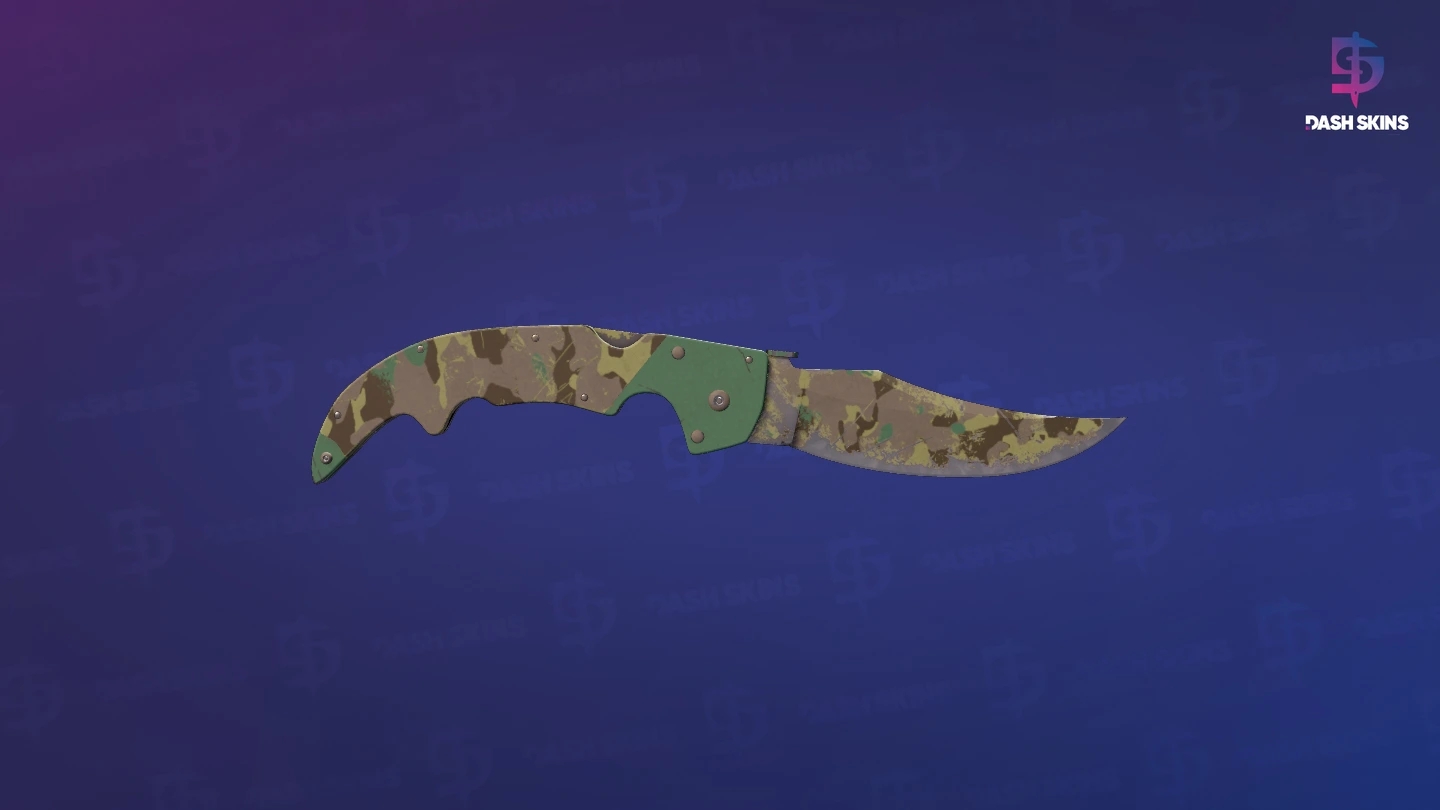 ★ Falchion Knife | Boreal Forest (Well-Worn) Screenshot Playside