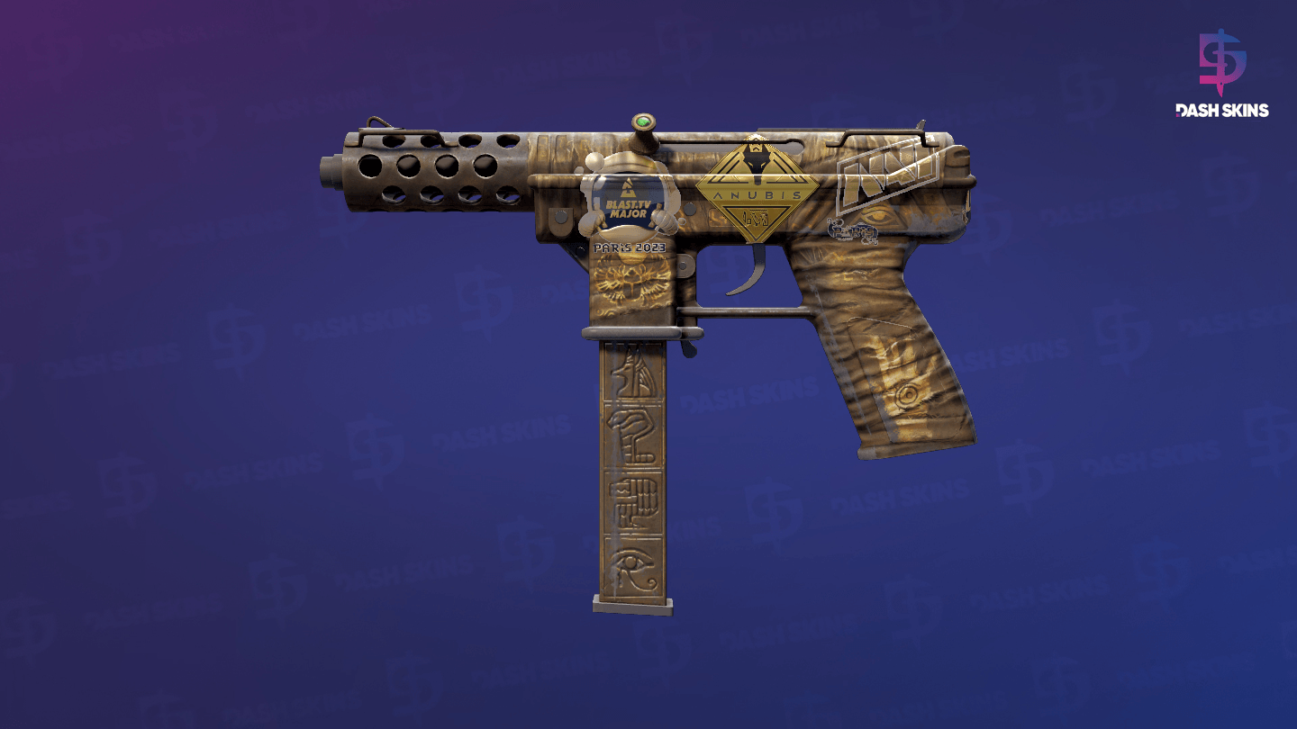 Souvenir Tec-9 | Mummy's Rot (Battle-Scarred) Screenshot Playside
