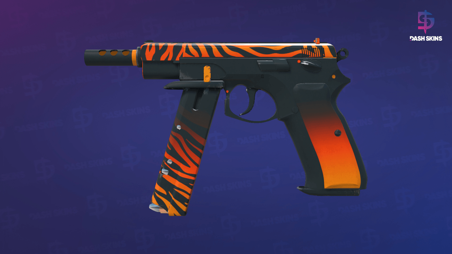CZ75-Auto | Tigris (Minimal Wear) Screenshot Playside