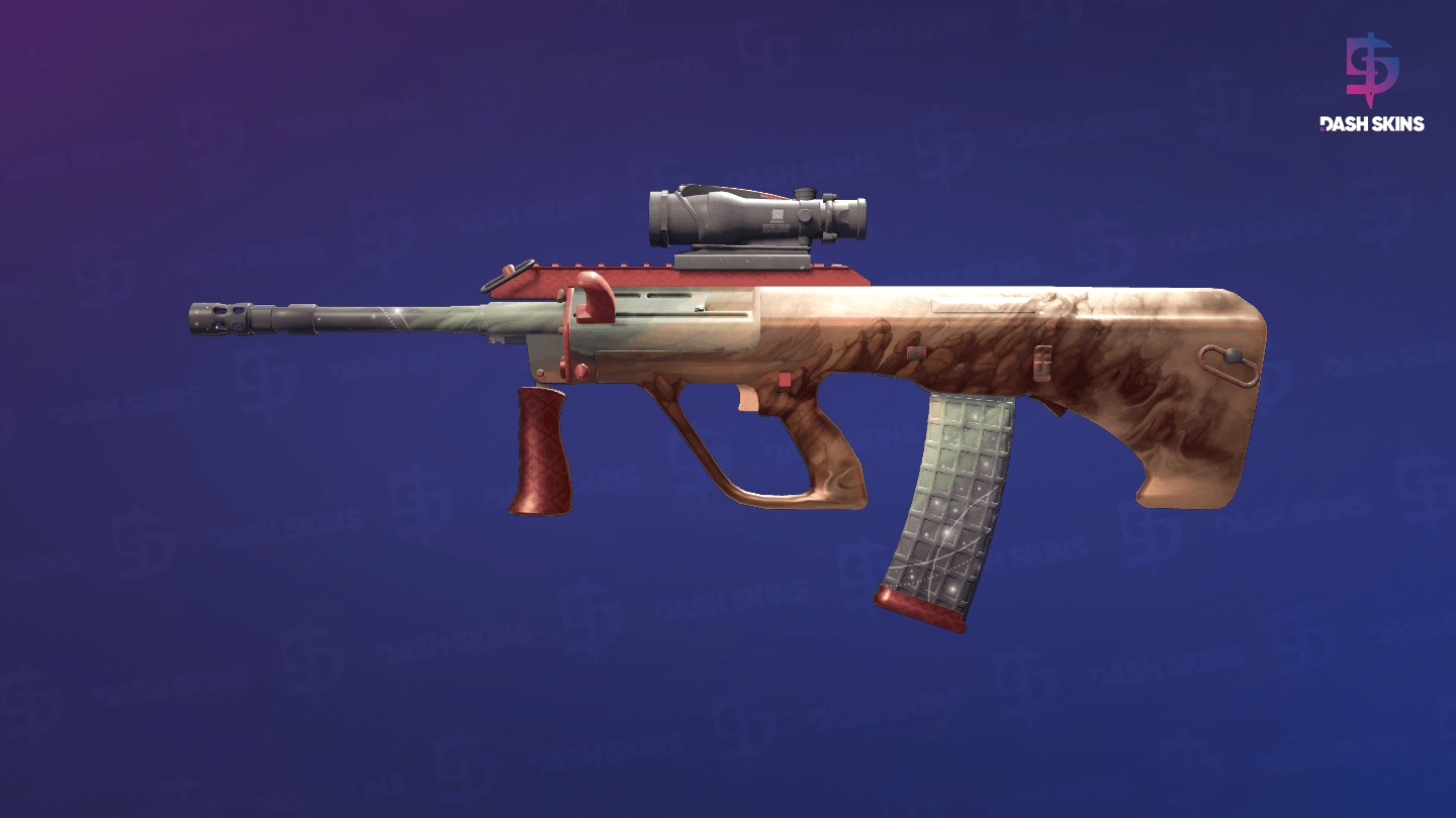 AUG | Sand Storm (Minimal Wear) Screenshot Playside