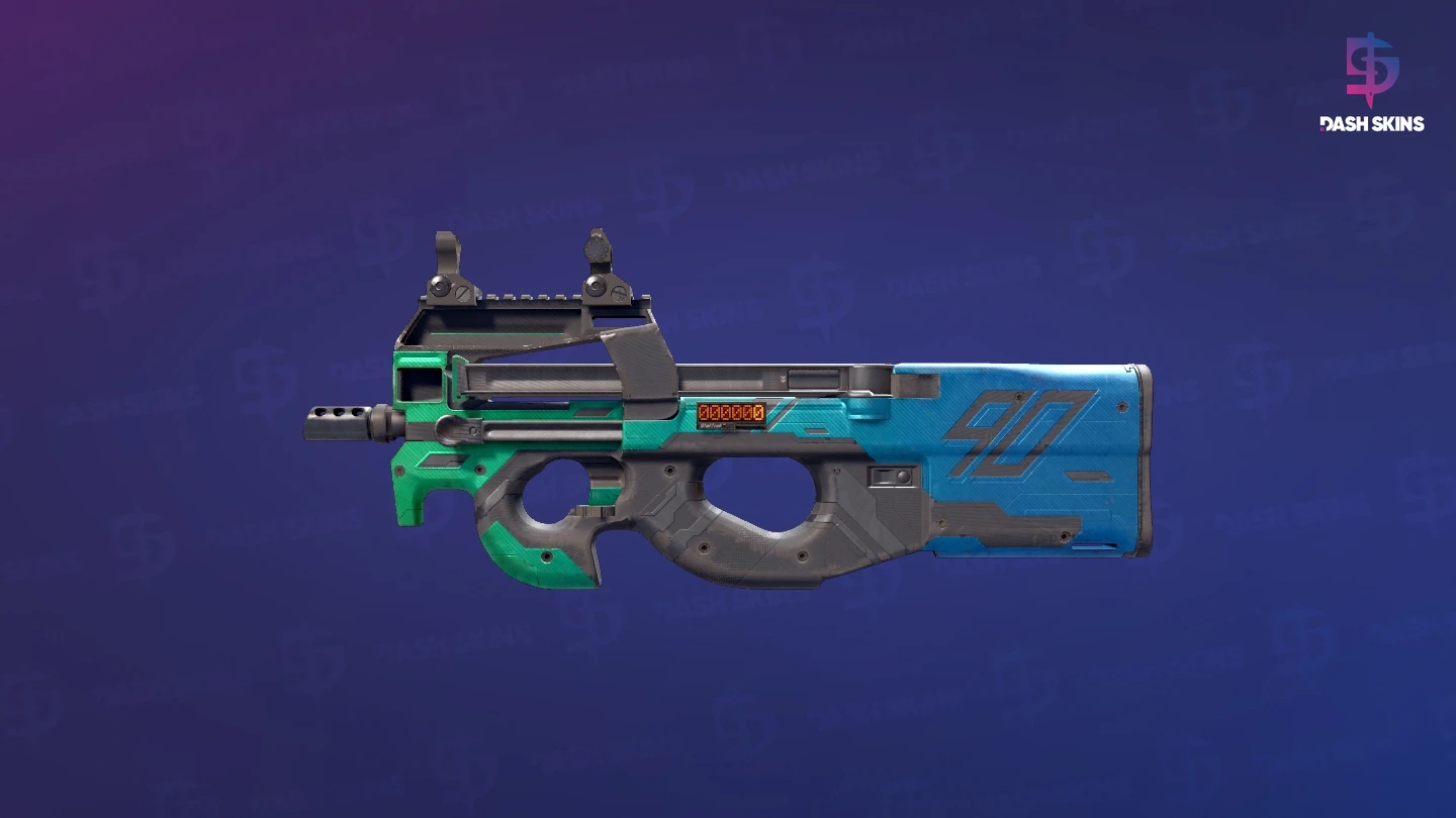 StatTrak™ P90 | Wave Breaker (Field-Tested) Screenshot Playside