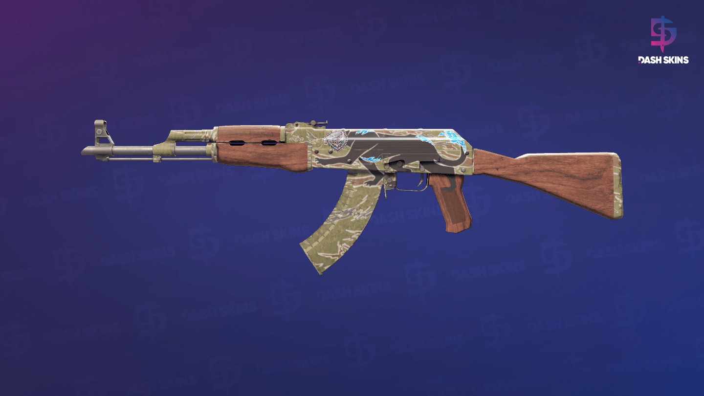 AK-47 | Jaguar (Minimal Wear) Screenshot Playside