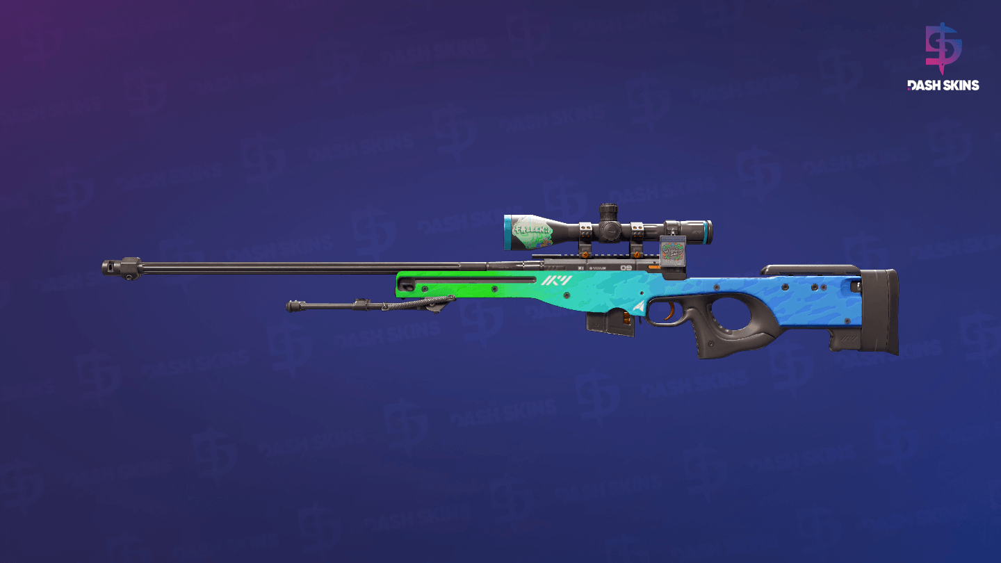AWP | Ice Coaled (Minimal Wear) Screenshot Playside