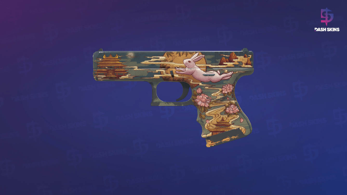 Glock-18 | Umbral Rabbit (Well-Worn) Screenshot Playside