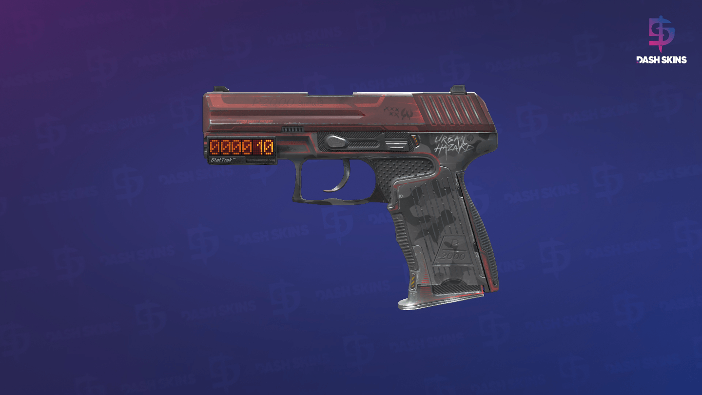 StatTrak™ P2000 | Urban Hazard (Minimal Wear) Screenshot Playside