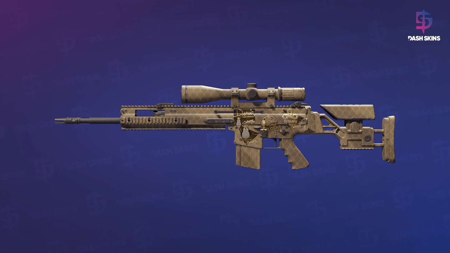 Souvenir SCAR-20 | Sand Mesh (Field-Tested) Screenshot Playside