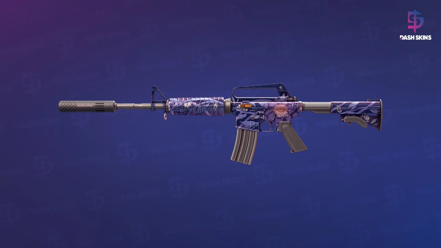 StatTrak™ M4A1-S | Black Lotus (Field-Tested) Screenshot Playside