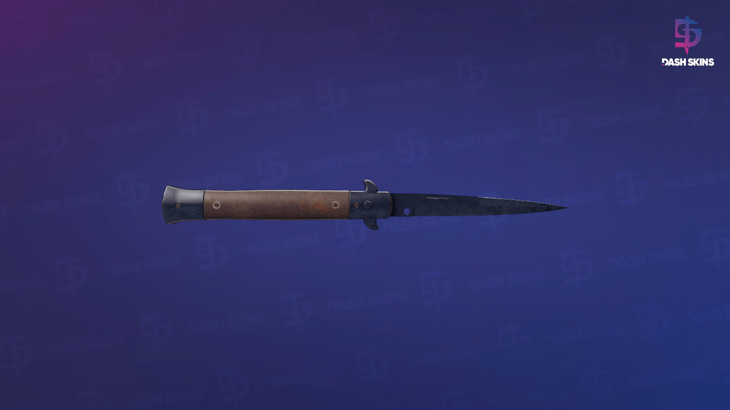 ★ Stiletto Knife | Blue Steel (Field-Tested) Screenshot Playside