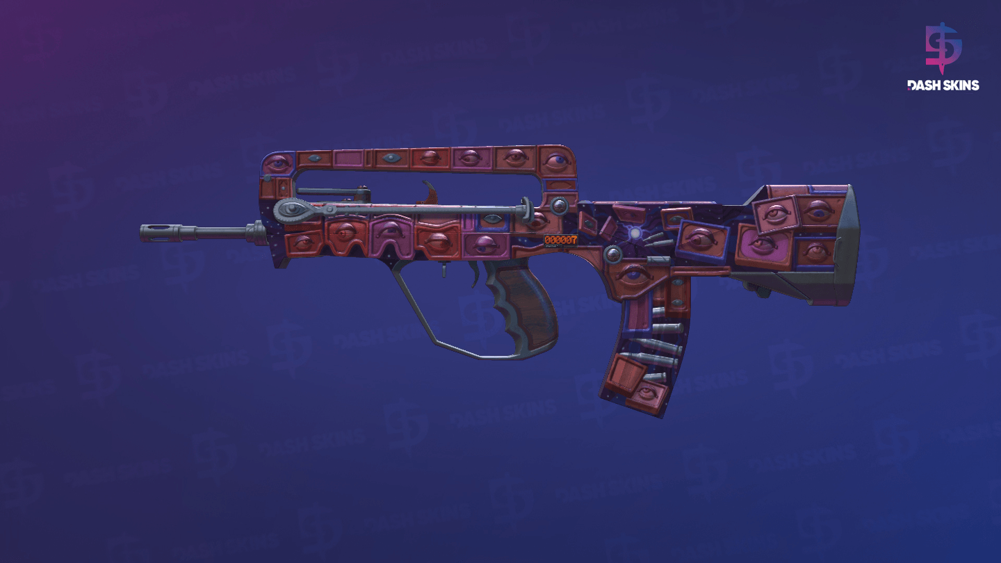 StatTrak™ FAMAS | Rapid Eye Movement (Field-Tested) Screenshot Playside