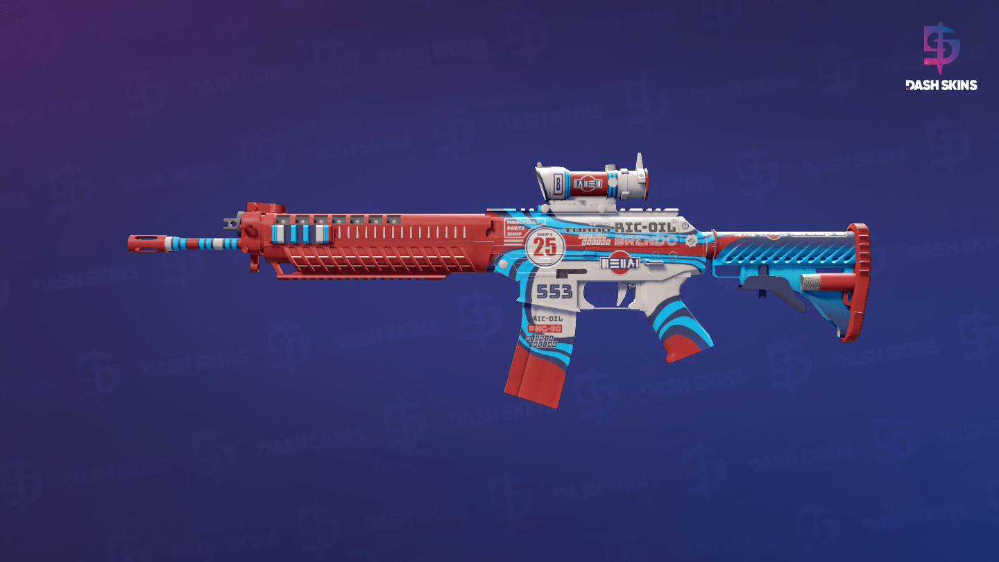 SG 553 | Integrale (Minimal Wear) Screenshot Playside