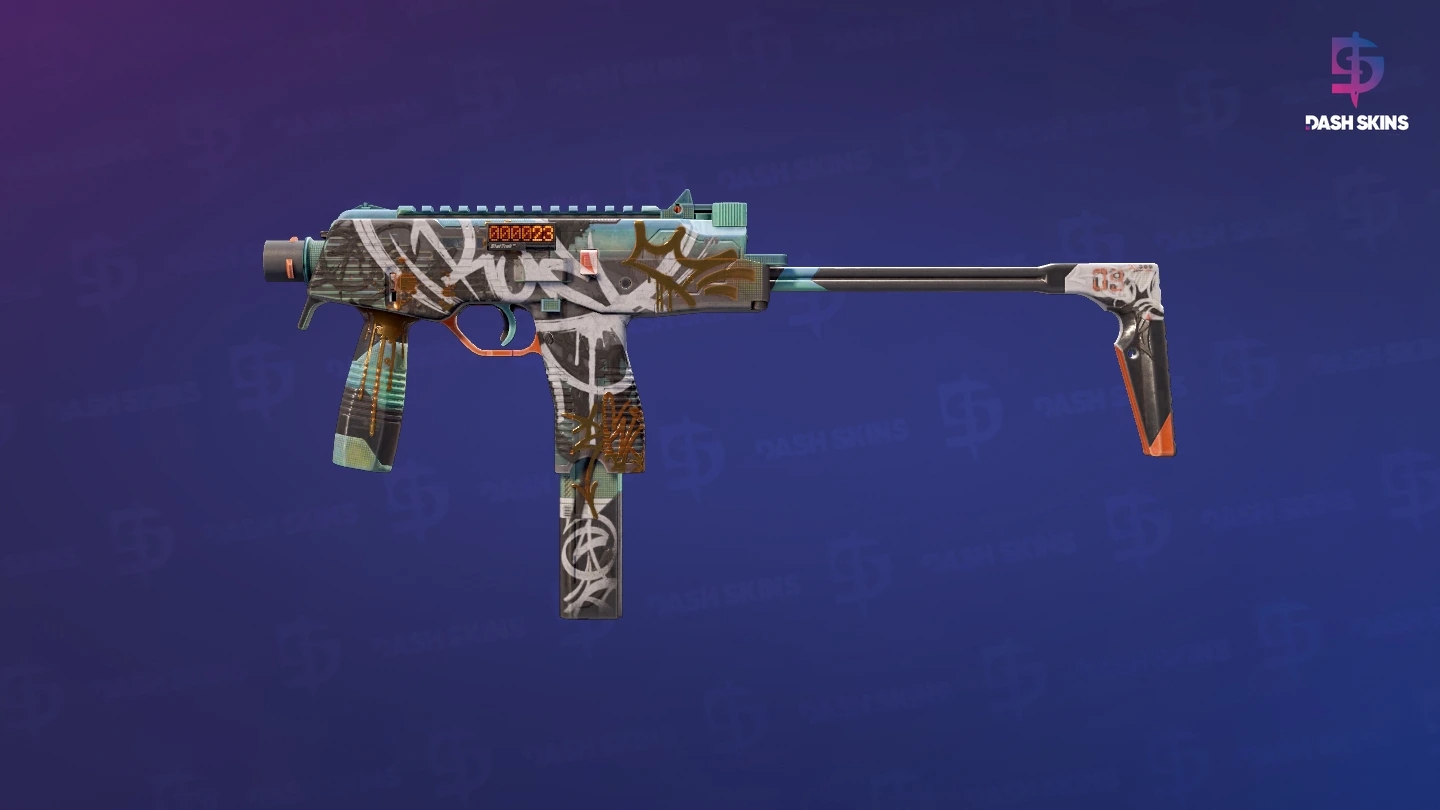 StatTrak™ MP9 | Urban Sovereign (Well-Worn) Screenshot Playside