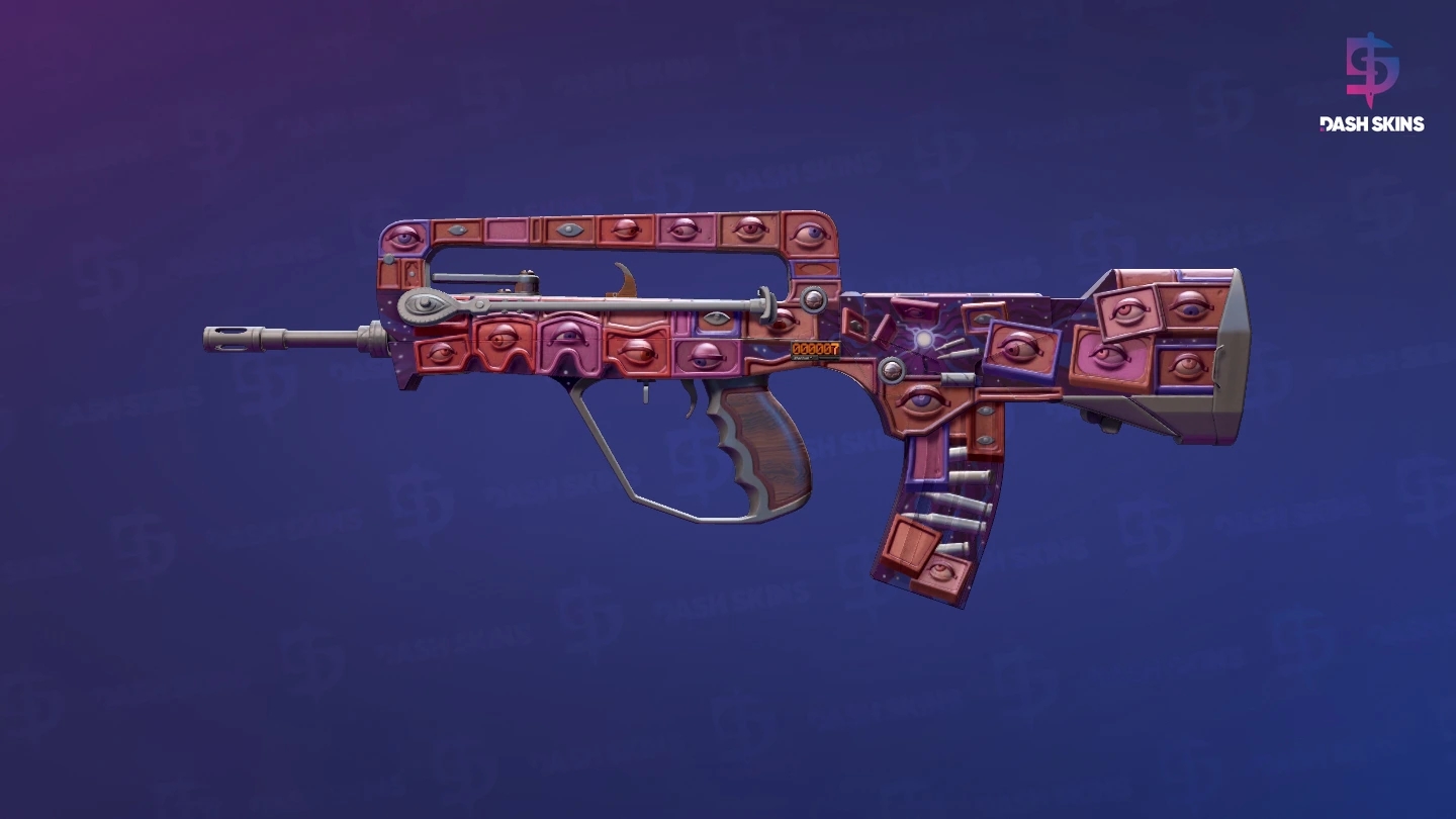 StatTrak™ FAMAS | Rapid Eye Movement (Field-Tested) Screenshot Playside