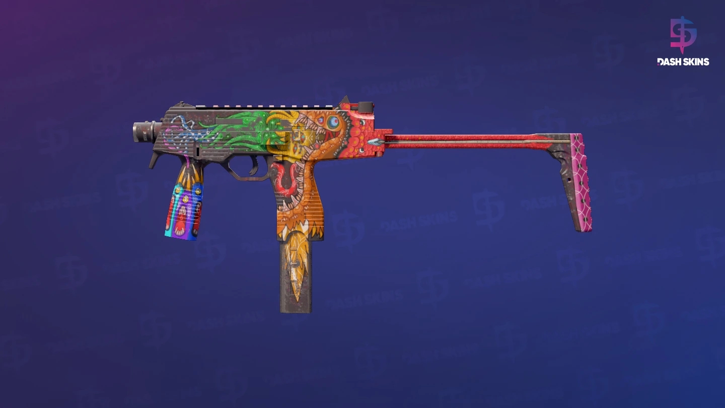 MP9 | Food Chain (Well-Worn) Screenshot Playside