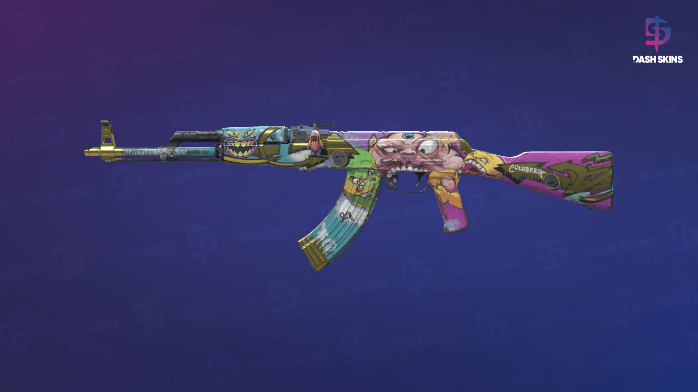 AK-47 | B the Monster (Battle-Scarred) Screenshot Playside