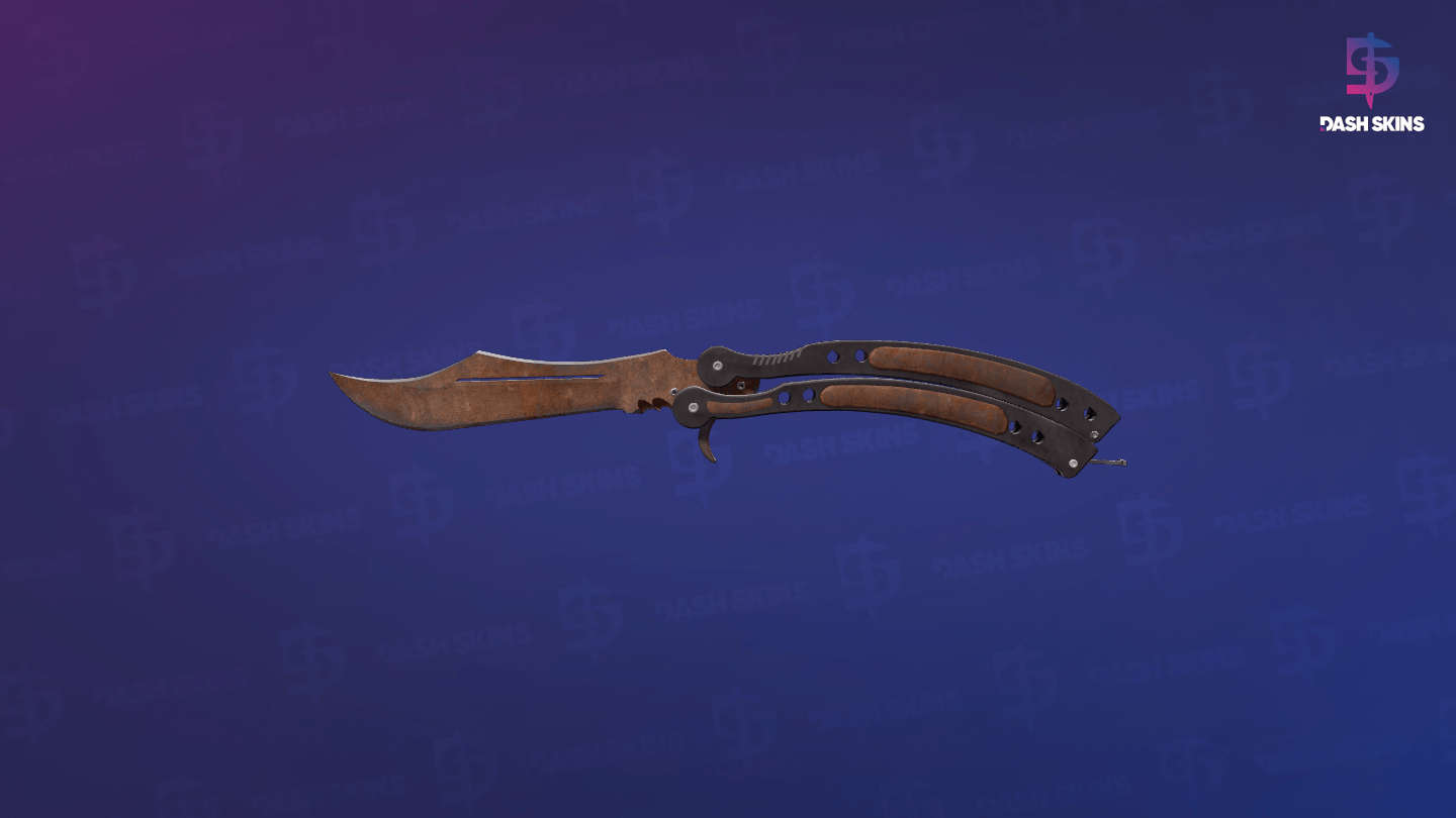 ★ Butterfly Knife | Rust Coat (Battle-Scarred) Screenshot Playside
