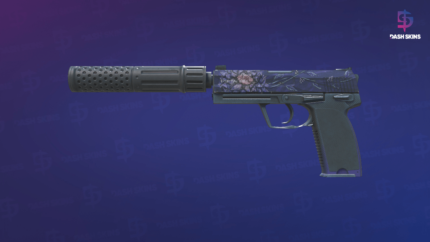 USP-S | Black Lotus (Well-Worn) Screenshot Playside