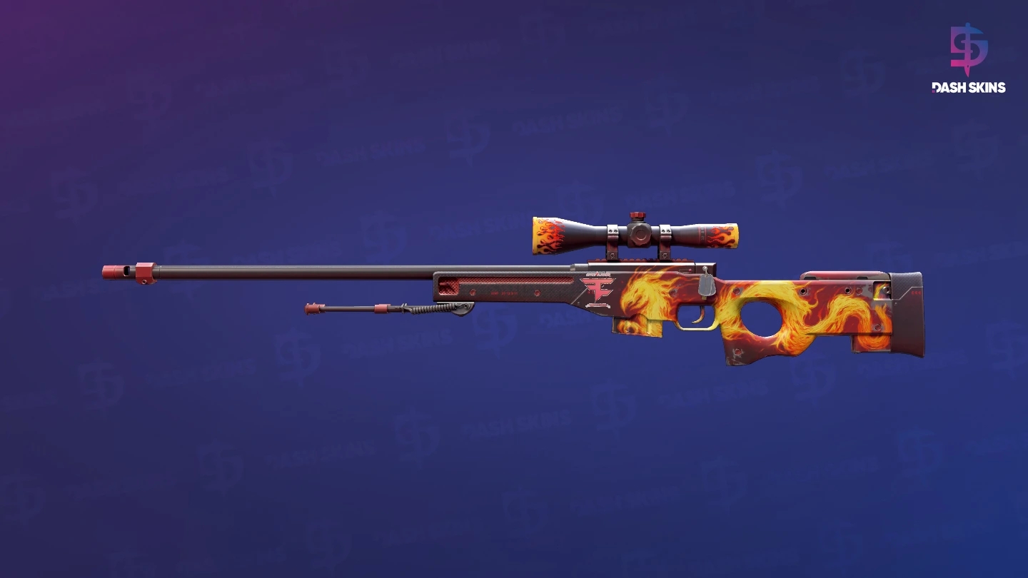 AWP | Wildfire (Field-Tested) Screenshot Playside