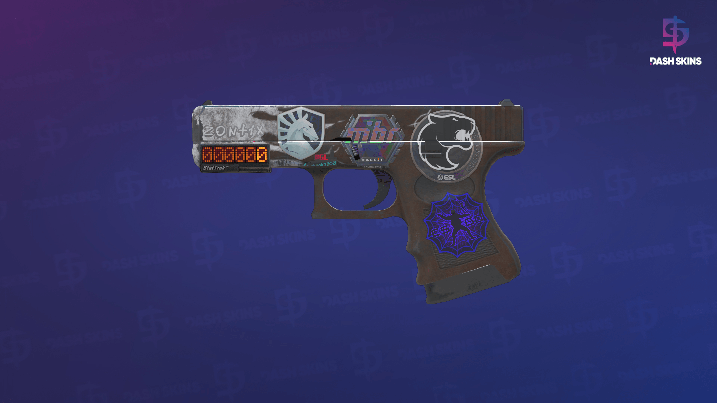 StatTrak™ Glock-18 | Oxide Blaze (Field-Tested) Screenshot Playside