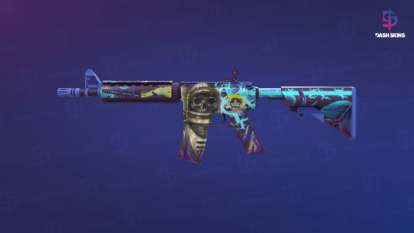 M4A4 | Desolate Space (Field-Tested) Screenshot Playside