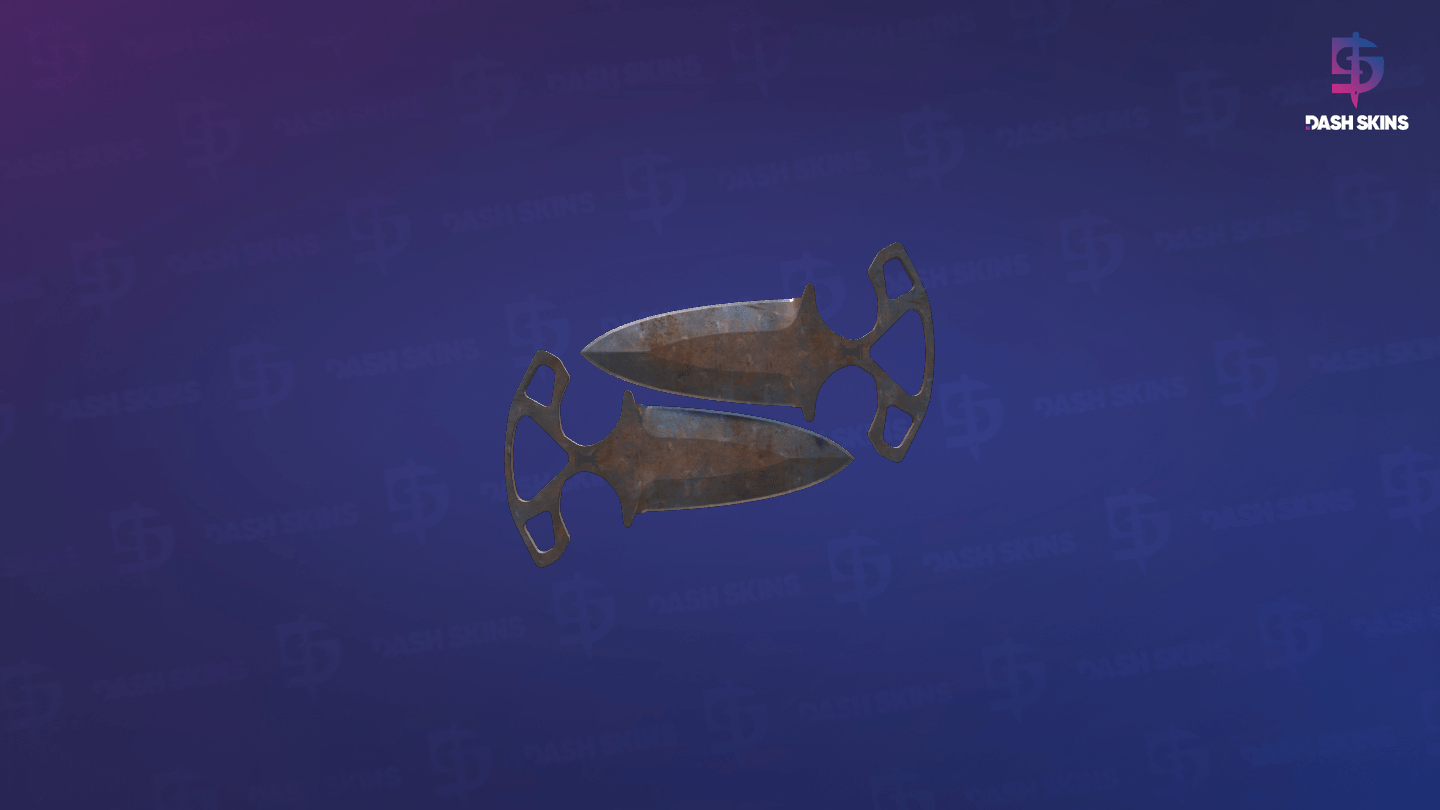 ★ Shadow Daggers | Rust Coat (Battle-Scarred) Screenshot Playside