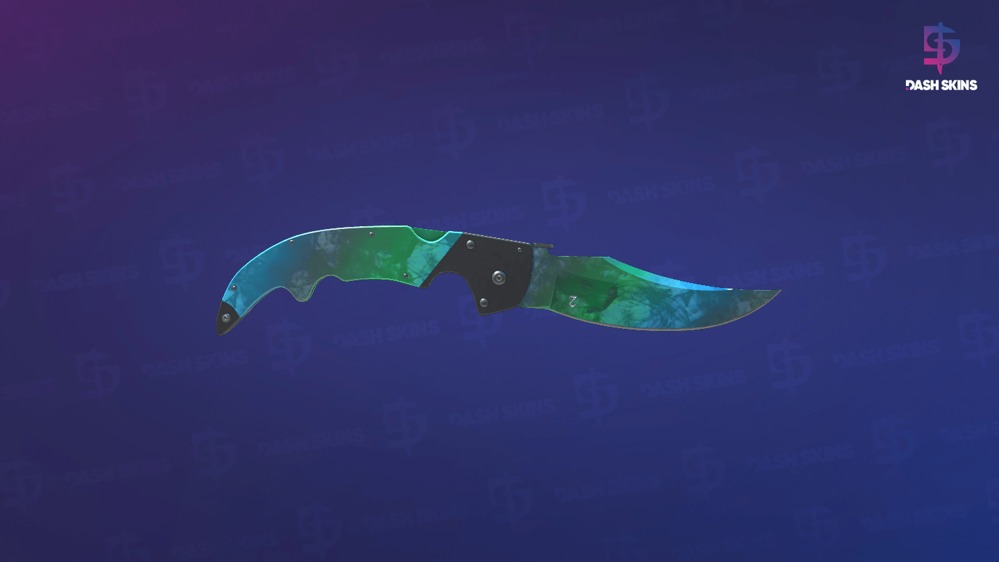 ★ StatTrak™ Falchion Knife | Gamma Doppler (Factory New) - Phase 3 Screenshot Playside