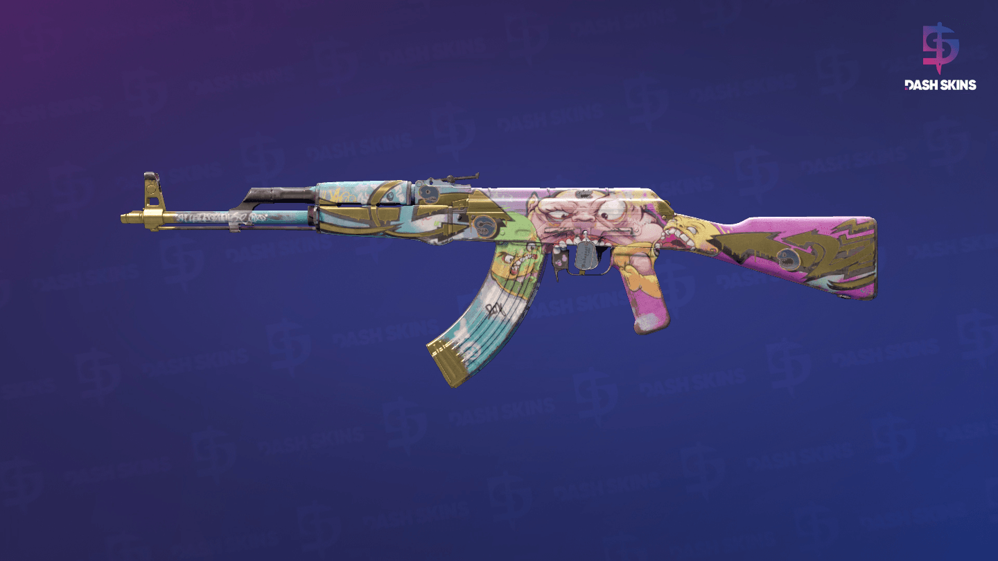 AK-47 | B the Monster (Battle-Scarred) Screenshot Playside