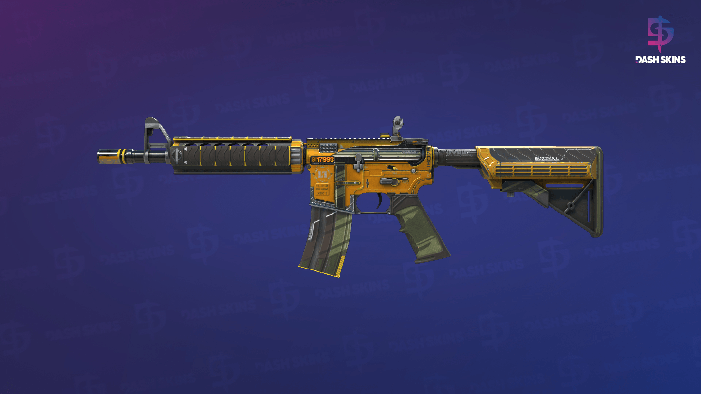 StatTrak™ M4A4 | Buzz Kill (Field-Tested) Screenshot Playside