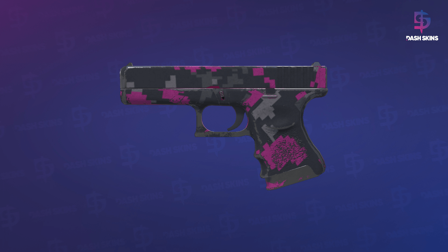 Glock-18 | Pink DDPAT (Well-Worn) Screenshot Playside