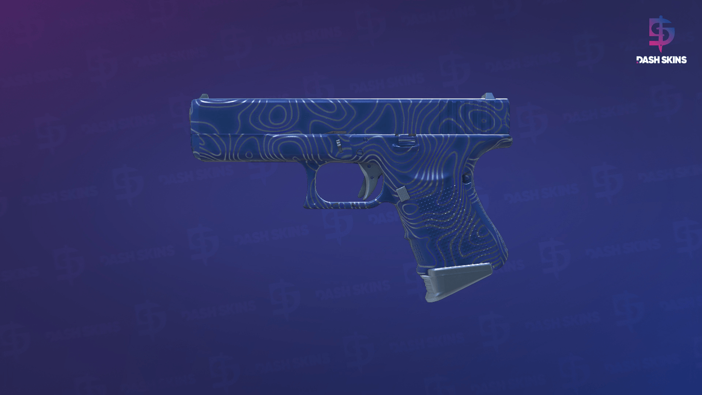 Glock-18 | Ocean Topo (Factory New) Screenshot Playside