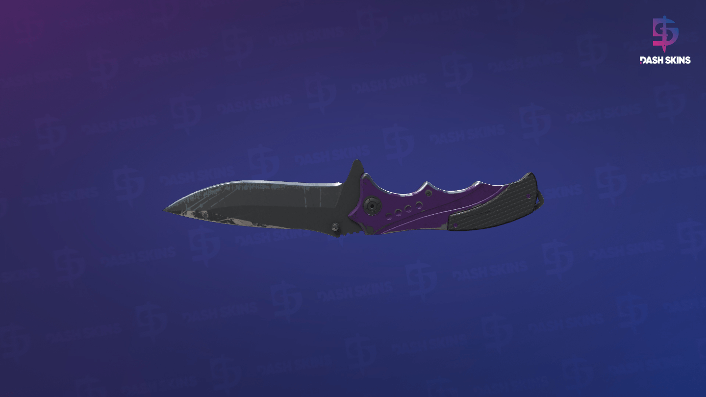 ★ Nomad Knife | Ultraviolet (Battle-Scarred) Screenshot Playside