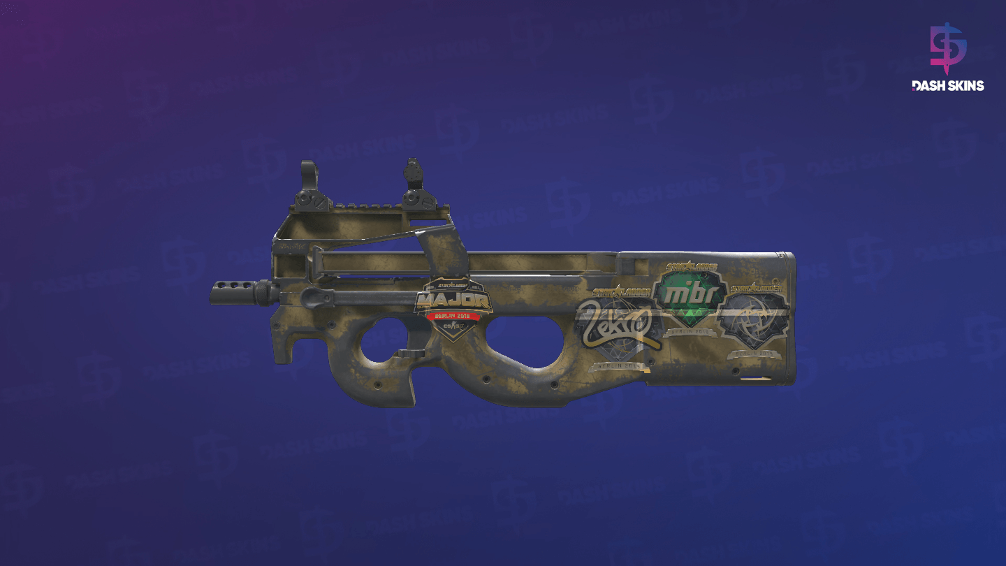 Souvenir P90 | Sand Spray (Battle-Scarred) Screenshot Playside