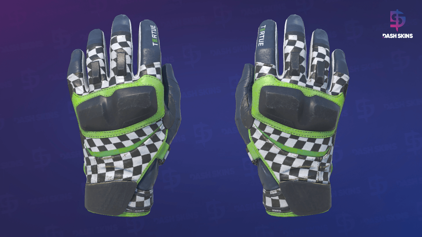 ★ Moto Gloves | Finish Line (Field-Tested) Screenshot Playside