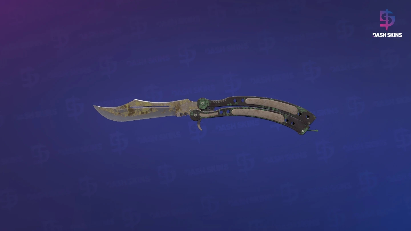 ★ Butterfly Knife | Boreal Forest (Battle-Scarred) Screenshot Playside