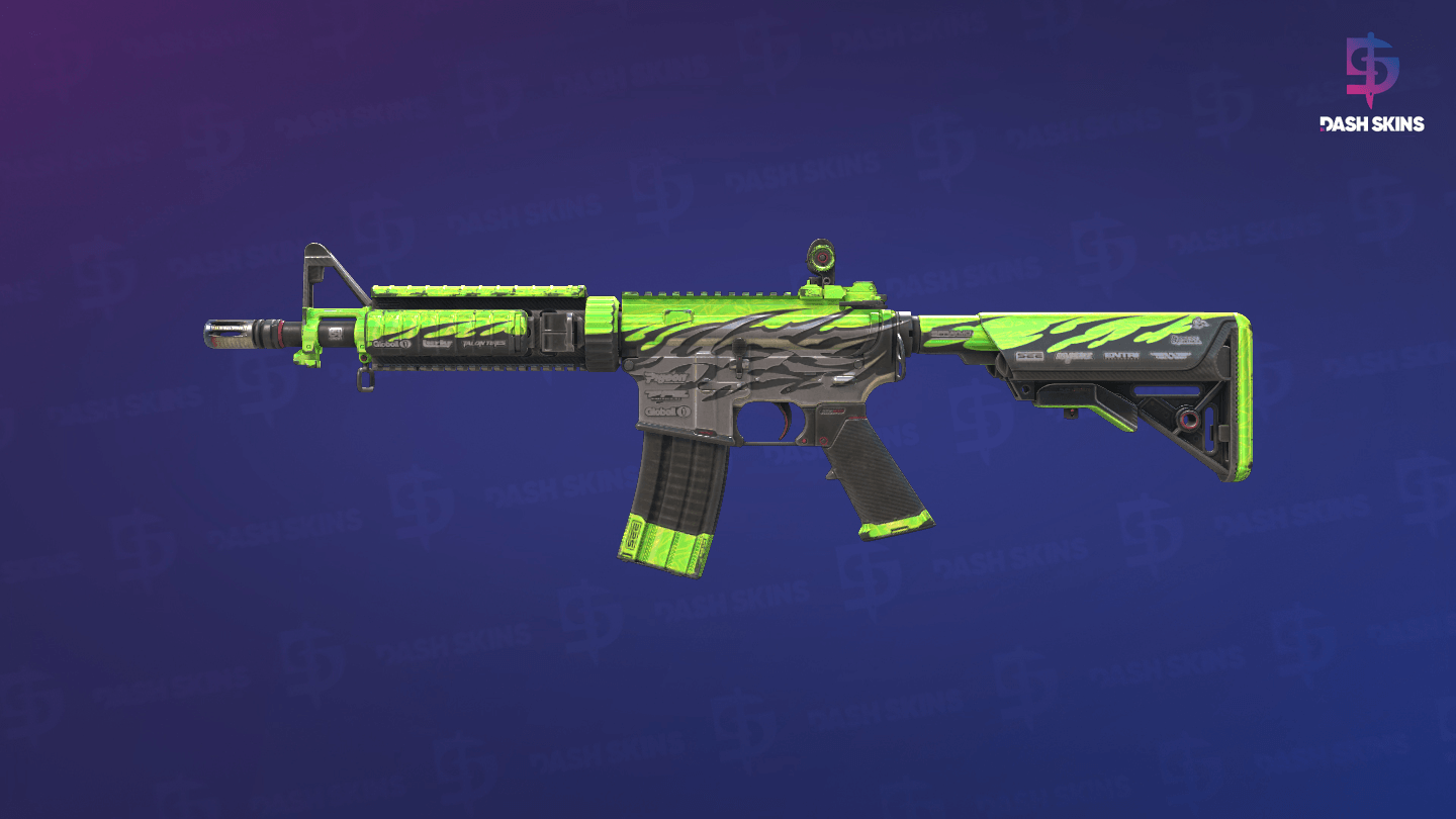 M4A4 | Full Throttle (Well-Worn) Screenshot Playside