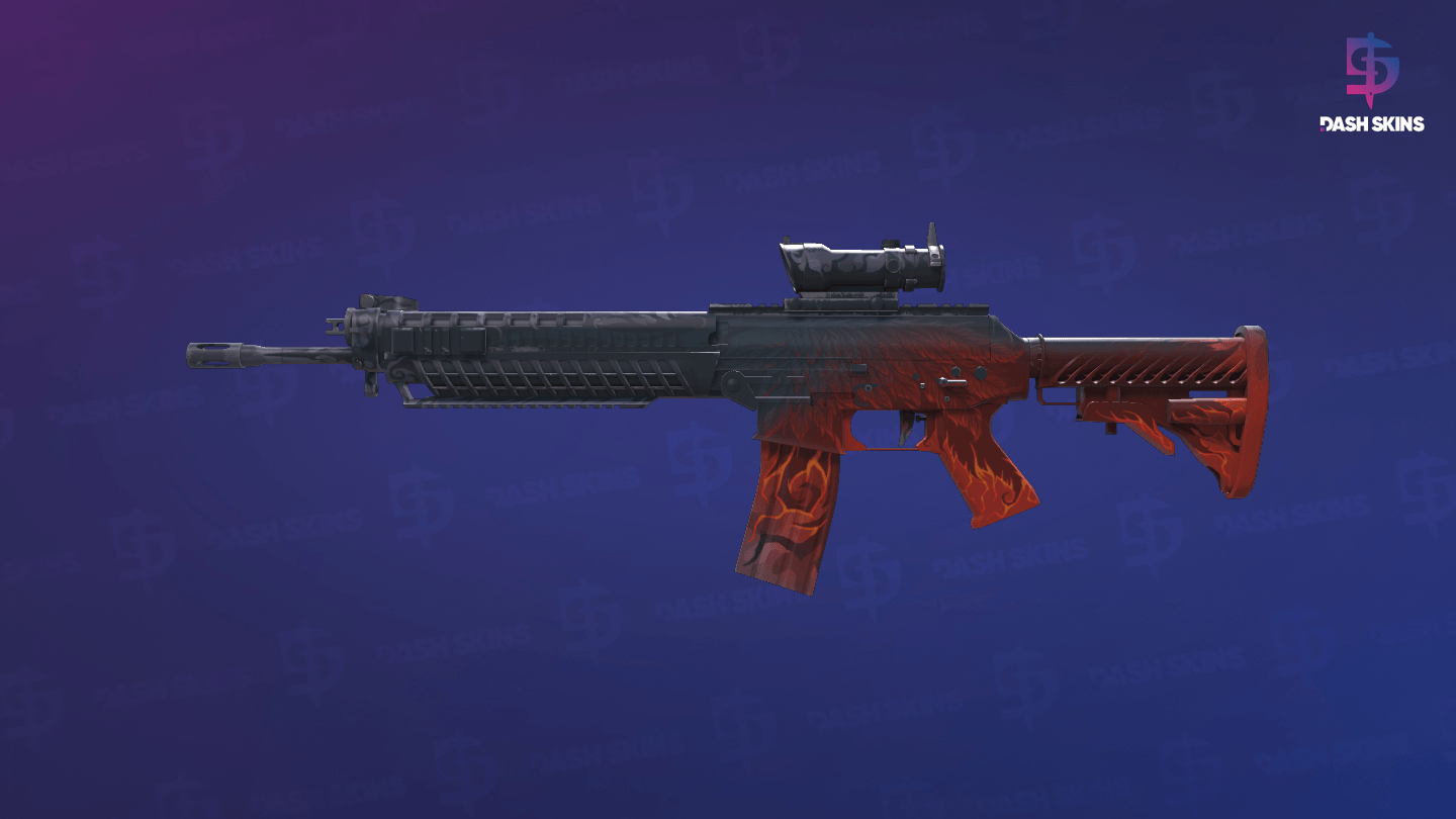 SG 553 | Darkwing (Field-Tested) Screenshot Playside