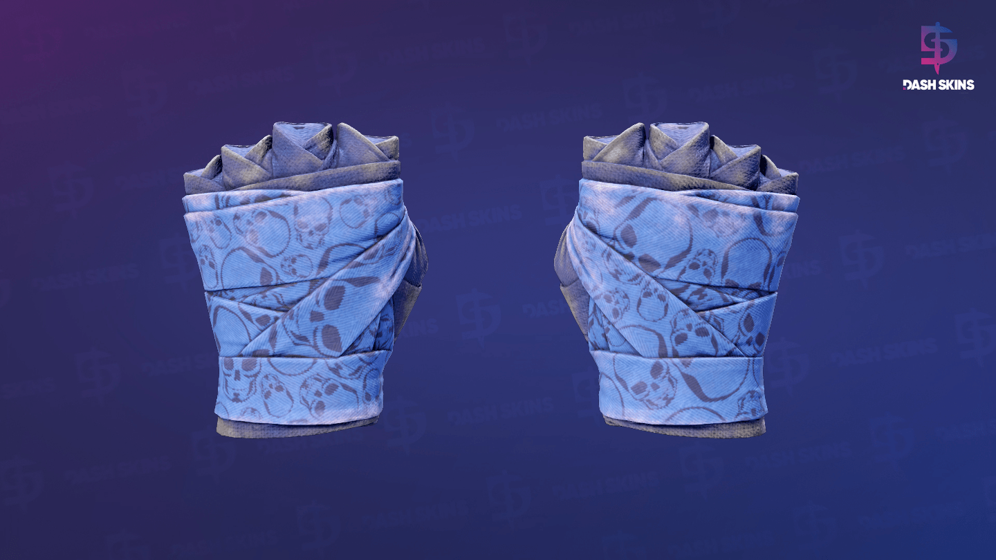★ Hand Wraps | Cobalt Skulls (Battle-Scarred) Screenshot Playside
